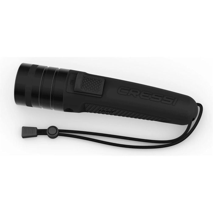 Ліхтар Cressi Hunt Torch 1600 Black - LED для дайвінгу, риболовлі та пошуку під водою, 1600 люмен, водонепроникний IPX8, 100 м