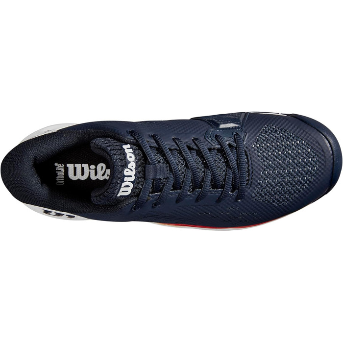 Тенісне взуття Wilson Rush Pro Ace для чоловіків (41 1/3 EU, Navy Blazer White Infrared)