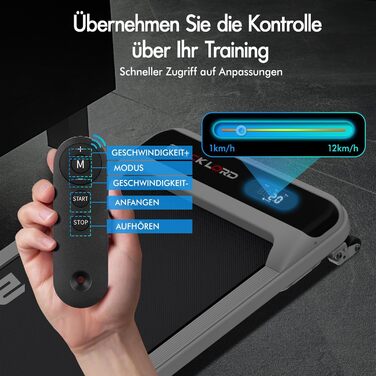 Електричний біговий тренажер BLACK LORD з нахилом 9%, 3.2 PS, 4-в-1 для дому та офісу, 12 програм, динамік, 140 кг, білий