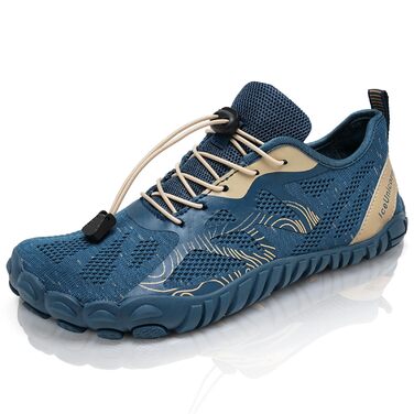 IceUnicorn Barfußschuhe: Трекінгові кросівки для бігу та фітнесу, широка носкова частина, 42 EU, Nary
