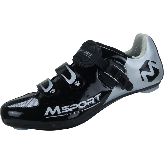 Велосипедні шкарпетки Msport для шосе, дихаючі велотуфлі для чоловіків/жінок, 40 EU, чорний колір
