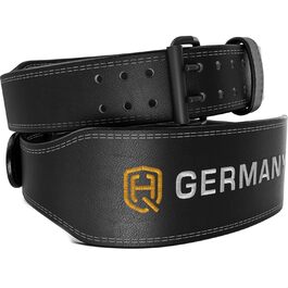 Пояс для важкої атлетики HQ Germany S/M/L, 100% шкіра, сталь, 7мм