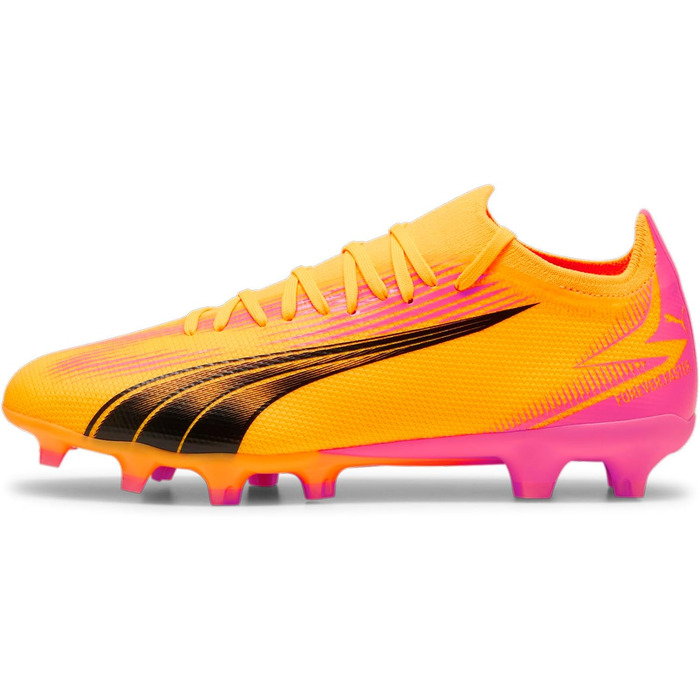 Кросівки футбольні PUMA Ultra Match Fg/Ag (46 EU, Sun Stream Puma Black Sunset Glow)