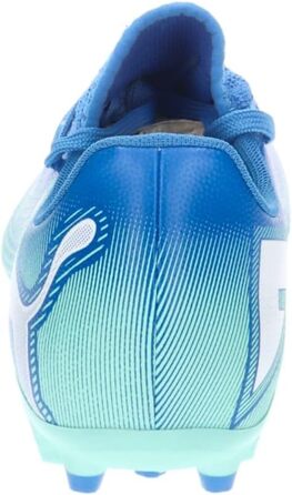 Дитячі футбольні черевики PUMA Unisex, розмір 32.5 EU, кольори Hyperlink Blue/Mint/Puma White