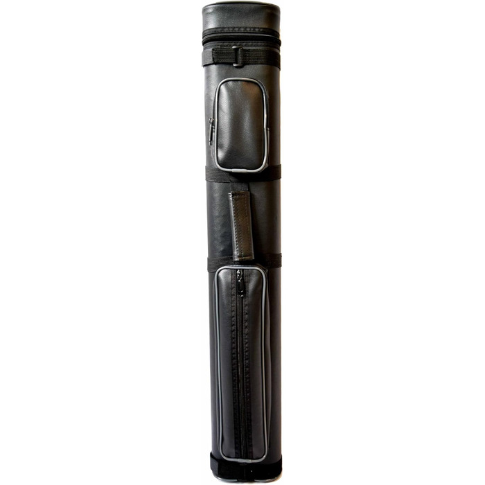 Чохол для кия Han's Delta 2x4 овальної форми (для більярдних київ) сірого кольору (з паспелею)