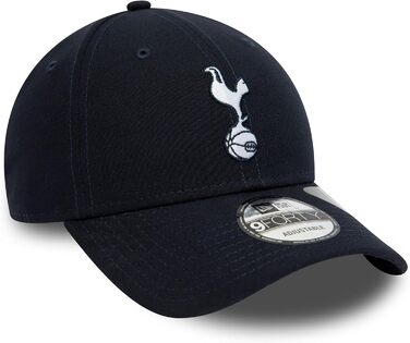 Кепка New Era 9Forty з регульованим розміром, бейсболка з логотипом команди, вигнутий козирок, серії A, Прем'єр-ліга, універсальний розмір (Tottenham Hotspur #34794)