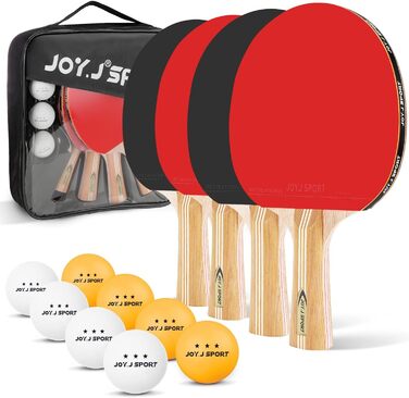 Набір для пінг-понгу: стіл, ракетки, м'ячі. Ідеально для дітей, початківців, сімей та професіоналів. Комплект S3, S4, 4 ракетки