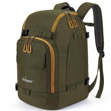 Рюкзак для лижного спорядження Unigear 50L/70L з відділенням для шолома, 50/70 літрів, армійний зелений