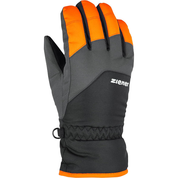 Дитячі гірськолижні рукавички Ziener Lando Glove Junior для зимових видів спорту, помаранчеві