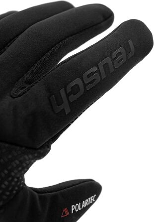 Унісекс мультиспортивні рукавички Reusch Garhwal Hybrid Touch-TEC для сенсорних екранів, чорні-рожеві, для жінок і чоловіків, для занять спортом та активного відпочинку