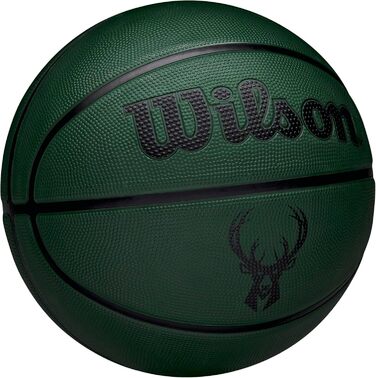 М'яч для баскетболу Wilson NBA Tribute, розмір 5, Milwaukee Bucks