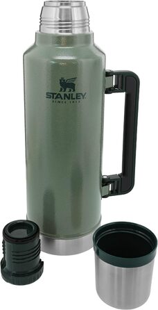 Термос Stanley Classic Legendary, нержавіюча сталь, 1 л, зберігає тепло/холод до 48 годин, BPA-free, для напоїв, підходить для посудомийки