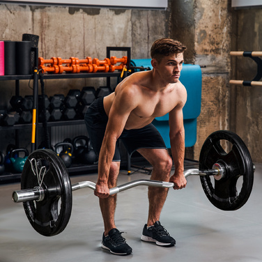 Набір гантелевих дисків SportNow, 2 шт., 15 кг кожен, з трьома ручками, захисне гумове покриття, метал.