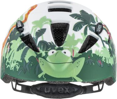 Дитячий велосипедний шолом uvex Kid 2 cc, safari matt, 46-52 см, легкий, регульований розмір, можливість встановлення LED-світла