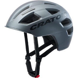 Унісекс велосипедний шолом Cratoni C-Pure, матовий чорний, розмір M