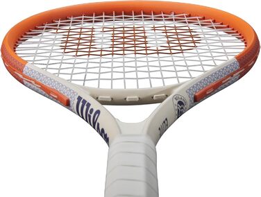 Тенісна ракетка Wilson Roland-Garros Elite для дорослих (4-1/4 дюйми) Marineblau / Weiß