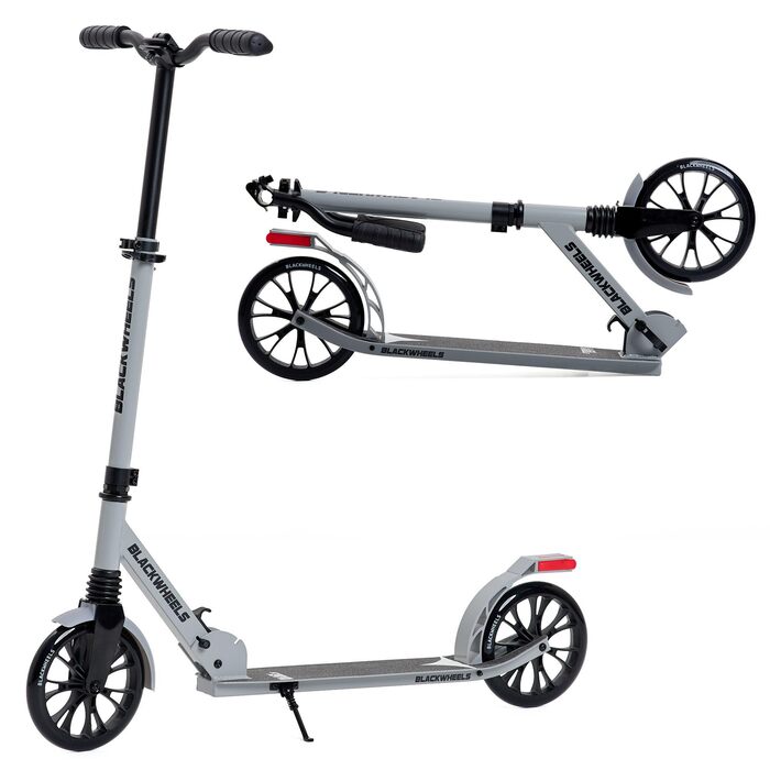 Самокат міський BLACKWHEELS Zoom City-Scooter 200мм, алюмінієвий, складний, з амортизатором, регульований кермо, бежевий