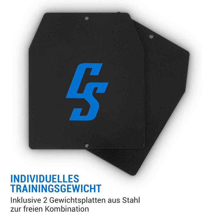 Capital Sports Battlevest 2.0 - вага для тренувань, жилет з вагою, 8.0/13.2 кг, camo/чорний/оливковий (8.0 кг, синій)