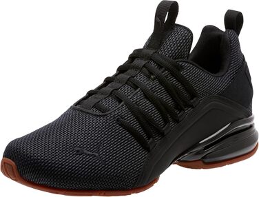 Кросівки PUMA Axelion Graphic для чоловіків, чорні, розмір 44.5 EU