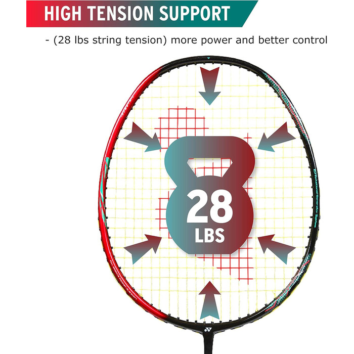 Бадмінтонна ракетка YONEX Astrox 38 D, графітова, для професіоналів