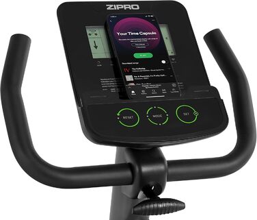 Велотренажер Zipro Easy, магнітний ергометр для дому, до 150 кг, фітнес-велосипед з батарейним живленням