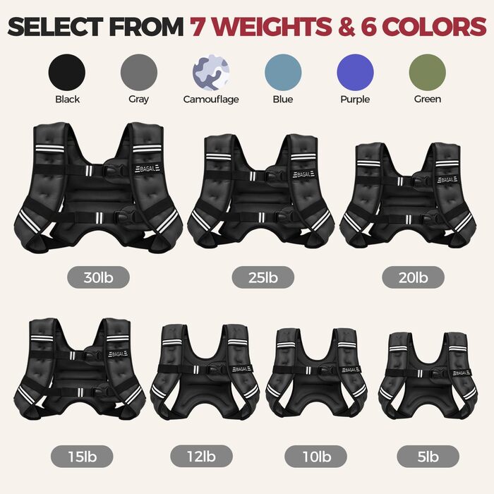 Утяжелитель BAGAIL для фітнесу, 5.5 кг, зелений: жилет з піском для силових тренувань, йоги та аеробіки, регульований розмір