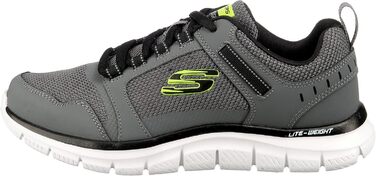 Чоловічі кросівки Skechers Burns-Agoura, 43 EU, шкіра, сітка, чорний колір