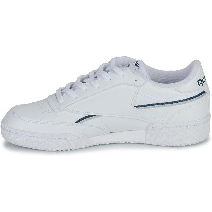 Кросівки Reebok Club C 85 Vegan для чоловіків, білі з синіми деталями, розмір 37.5 EU