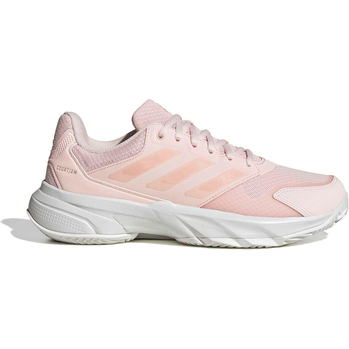 Жіночі тенісні кросівки adidas CourtJam Control 3 для глини (44 EU, Wonder Quartz Wonder Quartz Crystal White)