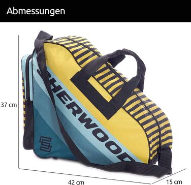 Сумка для ковзанів Sherwood: для ковзанів, роликів та хокею (Pine/Kiwi)