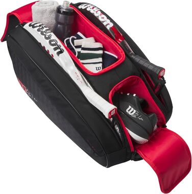 Сумка для падел Wilson Bela Super Tour Thermoguard - професійна, легка, з надійними застібками та зручним зберіганням