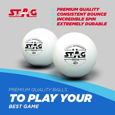 Набір для настільного тенісу Stag Iconic Tournament Professional | Дерев'яний стіл, кольори в асортименті, для чоловіків та хлопчиків