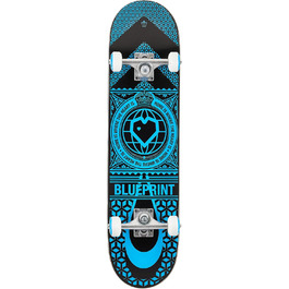 Скейтборд Centrano Blueprint Home Heart 7.75'' для дорослих, універсальний, багатобарвний