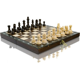 Дорожній шаховий набір Master Of Chess з берези та бука, шахова дошка 27x27 см з фігурами, портативний набір для дітей і дорослих, якісне шкільне шахове поле