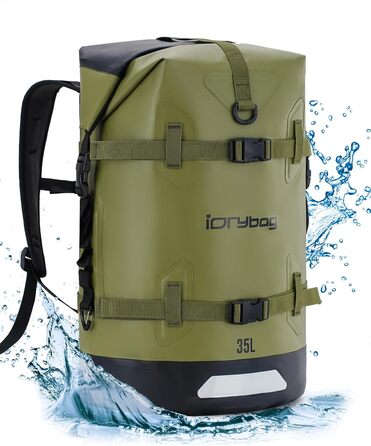 Водонепроникний рюкзак IDRYBAG 35L/55L для подорожей, каякінгу, SUP та плавання
