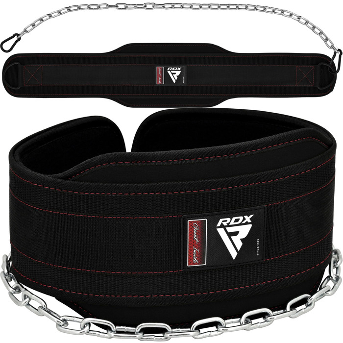 Планка для важкої атлетики RDX 15,2 см з ланцюгом 40 см: важке тренування, пауерліфтинг, бодібілдинг