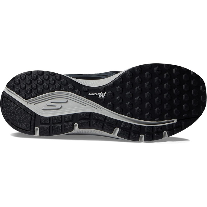 Кросівки Skechers GOrun Performance для чоловіків: тренування, біг, походи. Сірі/помаранчеві, 43 EU, X-широкі. З повітряно-поглинаючою піною.