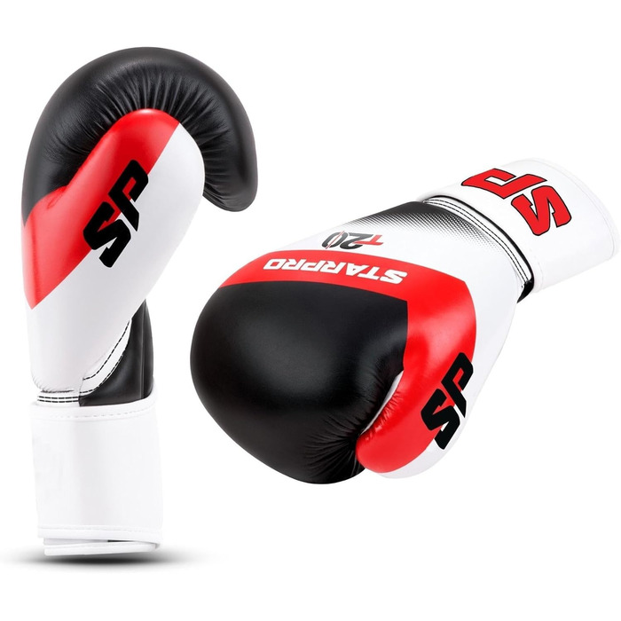 Дитячі боксерські рукавички Starpro T20 для маленьких рук - 6-10 років, чорний колір, 6oz