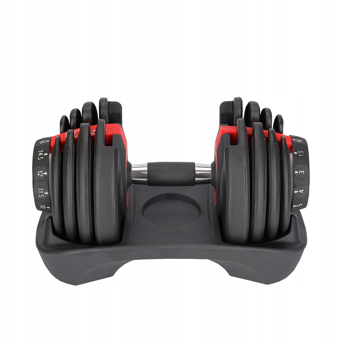 Регульовані гумовані гантелі 4FIZJO 1 x 16 кг