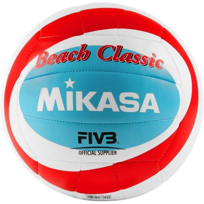 Волейбольний м'яч MIKASA Beach Classic BV543C-VXB-RSB, розмір 5, для пляжного волейболу, унісекс, багатобарвний