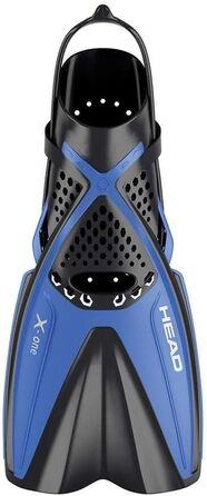 Ласти Mares X-One короткі для снорклінгу, сині, розмір S/M (35-38)