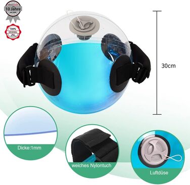 Водяна фітнес-сумка Ultrasport Aqua 30 см, прозора