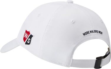 Чоловіча гольф-кепка Wilson PRO TOUR, поліестер, універсальний розмір, біло-чорна