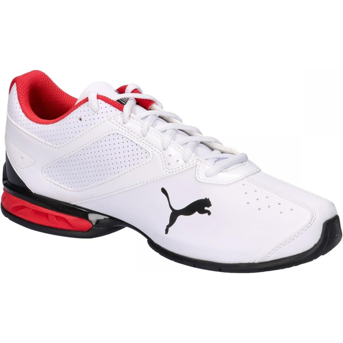 Кросівки Puma Tazon 6 FM для чоловіків, 43 EU, білий, чорний, сріблястий