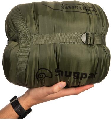Сплячий мішок Snugpak Navigator - міцний, квадратний, оливковий/листяний (2023)