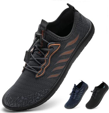 Шкарпетки для плавання IceUnicorn: шкарпетки для басейну, аквашузи для жінок та чоловіків, швидковисихаючі, для серфінгу, білі, помаранчеві, сірі в горошок (40 EU)