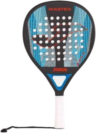 Падель ракетка Joma Master, професійна, карбон 1K, 360-380 г, крапля, синя