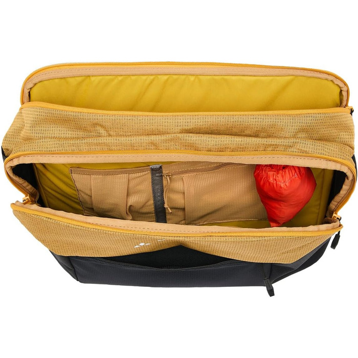 Сумка-месенджер VAUDE Cycle Messenger L для велосипеда, 20 л, з дощовиком, універсальний розмір, жовта