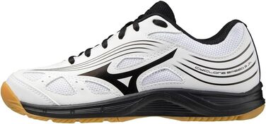 Дитячі кросівки Mizuno Cyclone Speed 3 для дівчаток, біло-чорні (3 Big Kid)