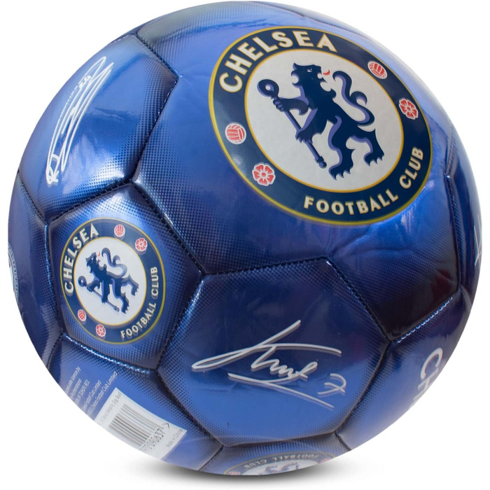 Офіційний футбольний м'яч Chelsea FC Hy-Pro, металевий, розмір 5, для тренувань та матчів, колекційний, для дітей і дорослих